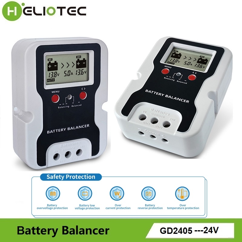 Battery Equalizer Balancer - موازن بطارية 24 فولت مع شاشة