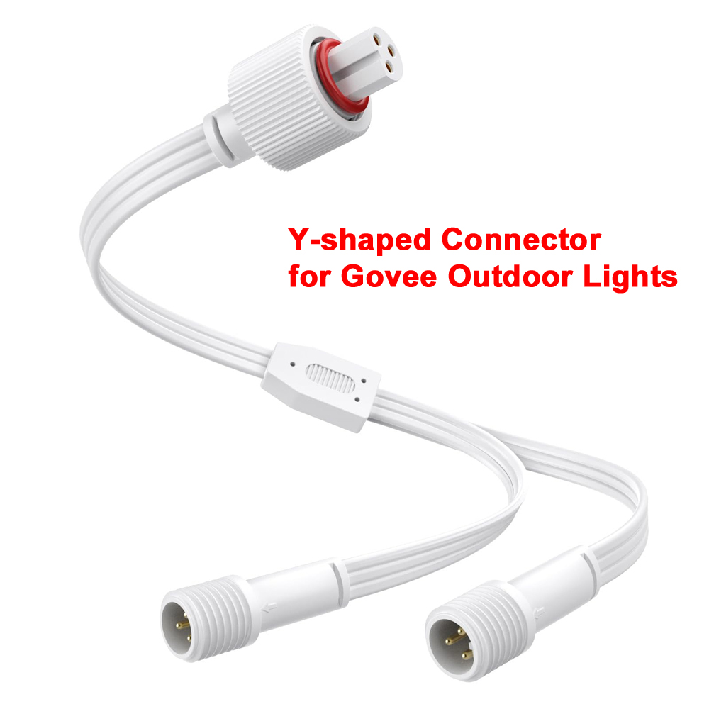 Cable Gland Waterproof - موصل على شكل Y لأضواء Govee