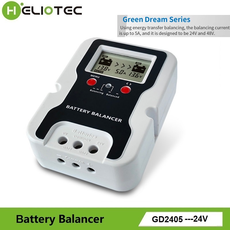 Battery Equalizer Balancer - موازن بطارية HELIOTEC بشاشة LED 24