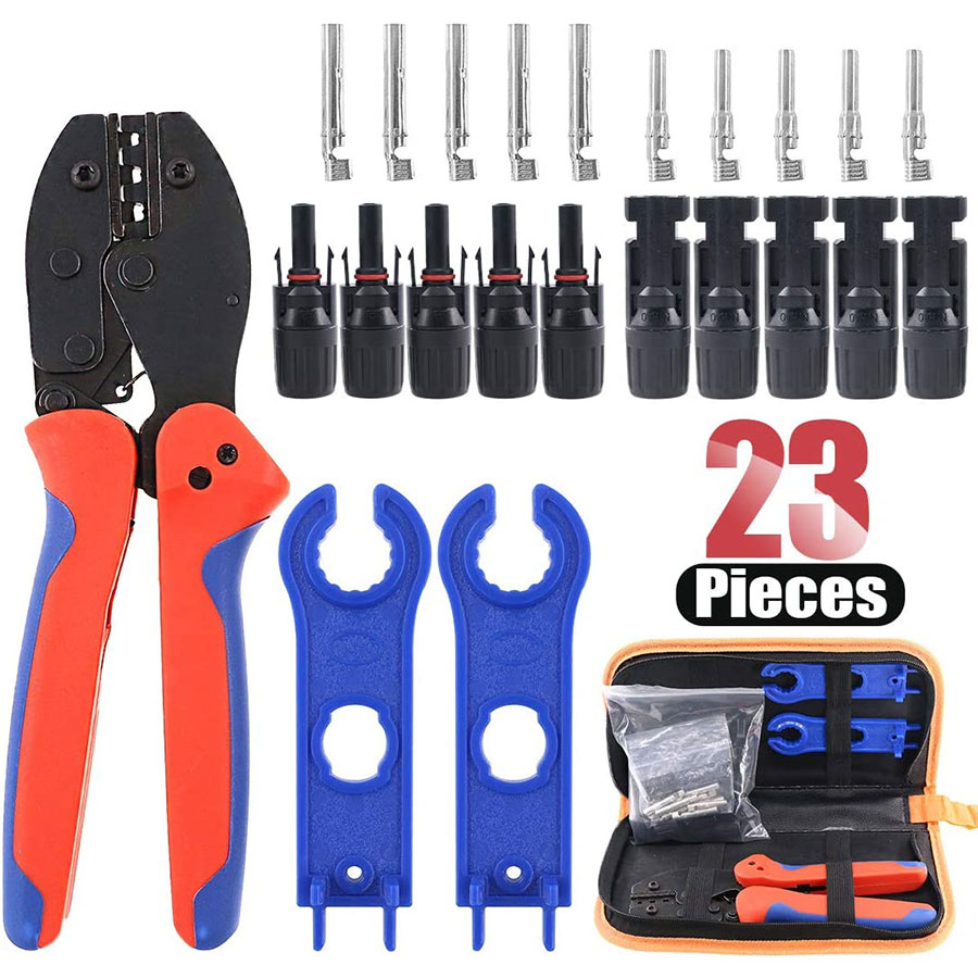 Mc4 Crimping Tool - 10 قطعة ذكر أنثى لوحة طاقة