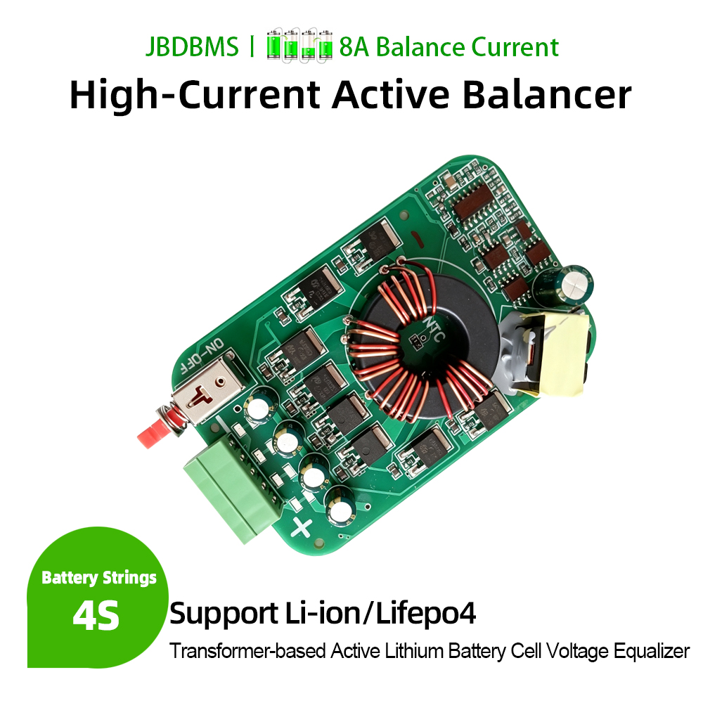 Battery Equalizer Balancer - JBDBMS 4S 8A 0.005V موازن بطارية