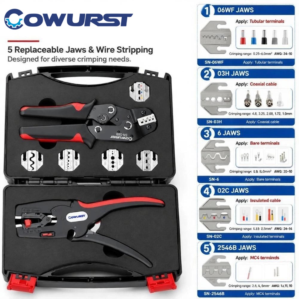 Mc4 Crimping Tool - 58B أداة تجعيد متعددة الوظائف مع