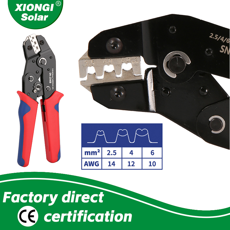 Mc4 Crimping Tool - SN-2546B موصلات الطاقة الشمسية الضوئية ذو