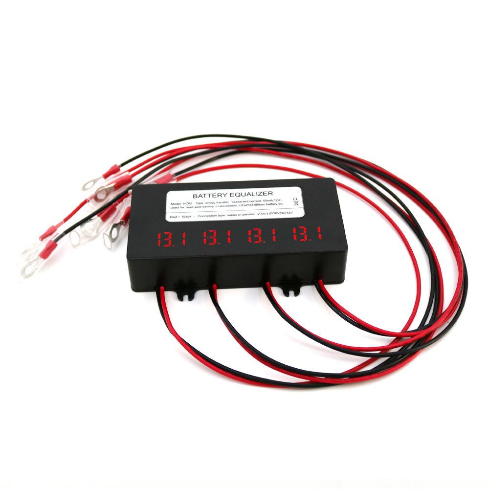 ANGUI 12/24/36/48V HC02 مفتاح  - مراجعة Battery Equalizer Balancer وسعره