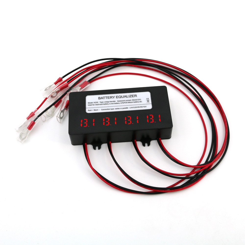 ANGUI 12/24/36/48V HC02 مفتاح  - مراجعة Battery Equalizer Balancer وسعره