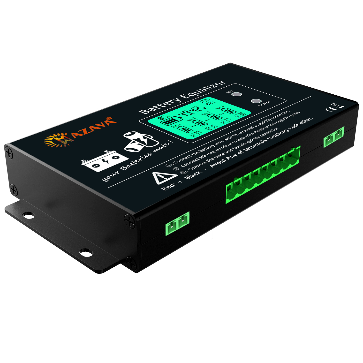 MAZAVA PLC-10 HX02 موازن البطا - مراجعة Battery Equalizer Balancer وسعره