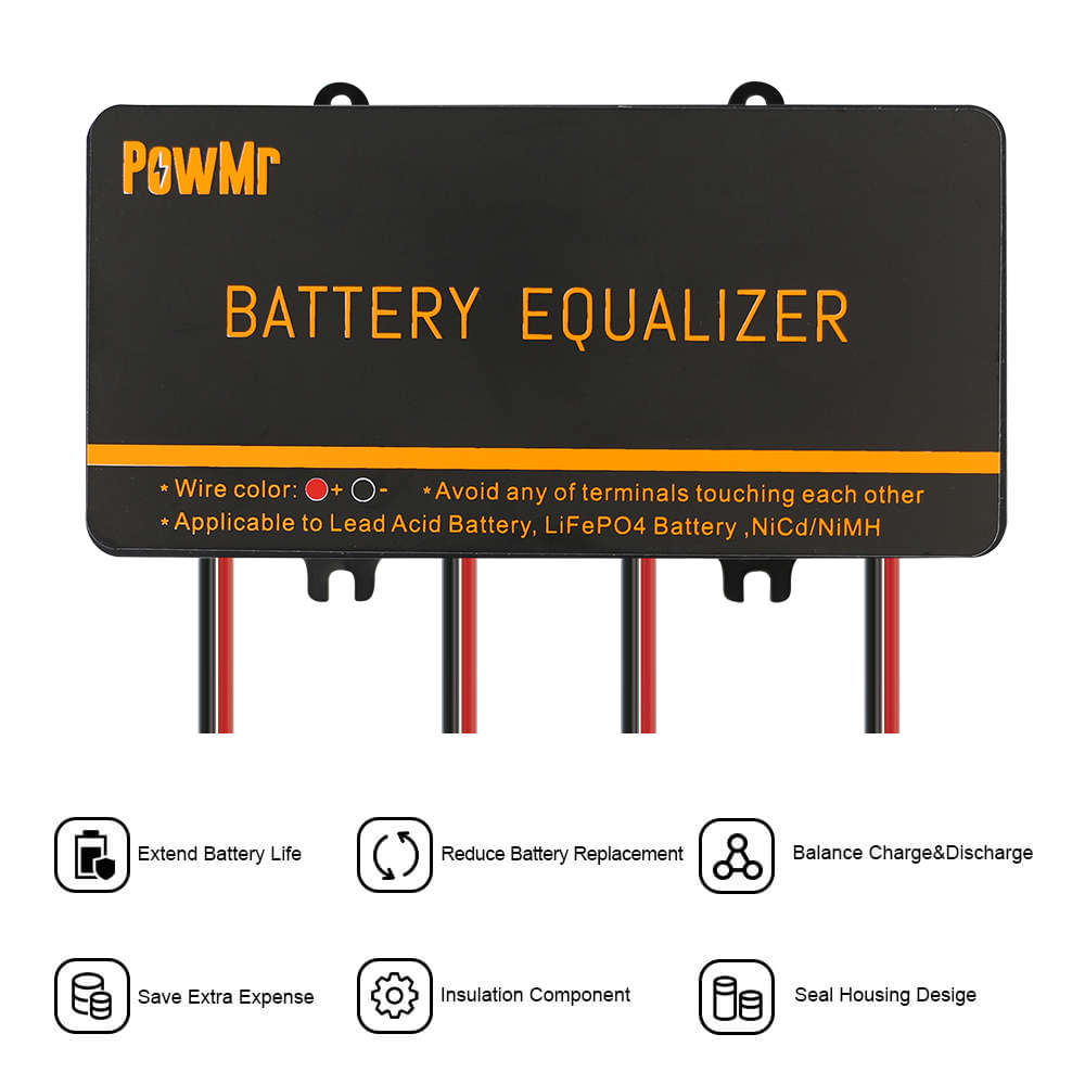 موازن بطاريات PowMr USA 24V 48 - مراجعة Battery Equalizer Balancer وسعره