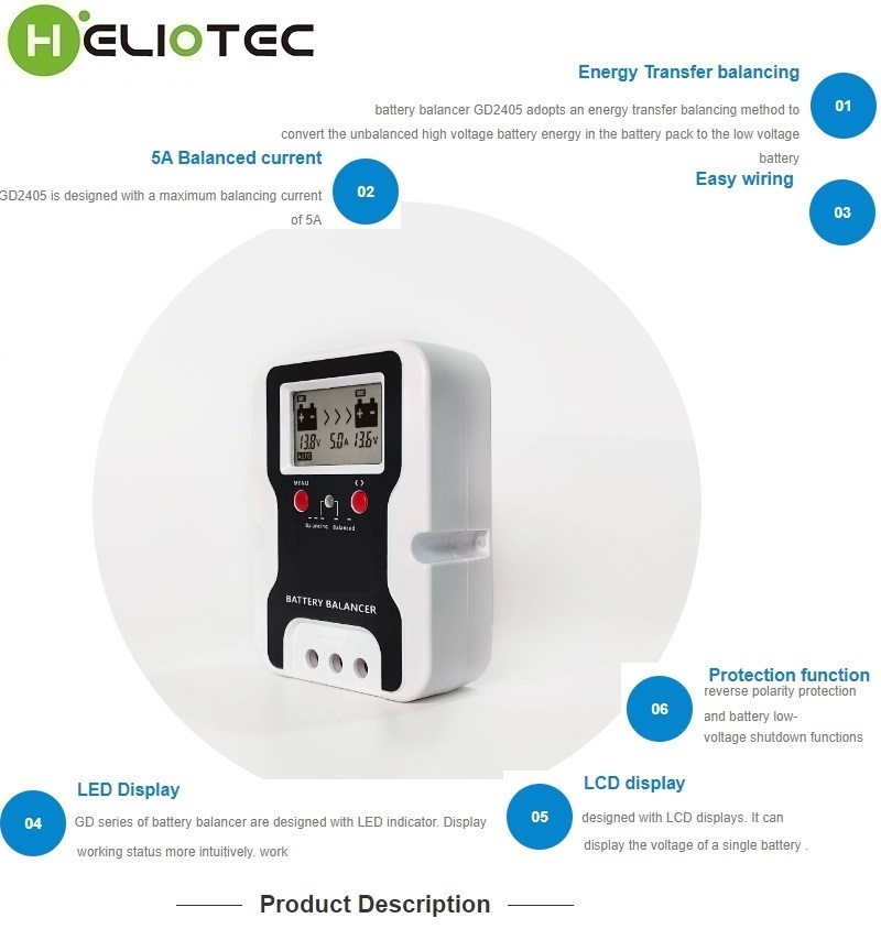 موازن بطارية 24 فولت مع شاشة ع - مراجعة Battery Equalizer Balancer وسعره