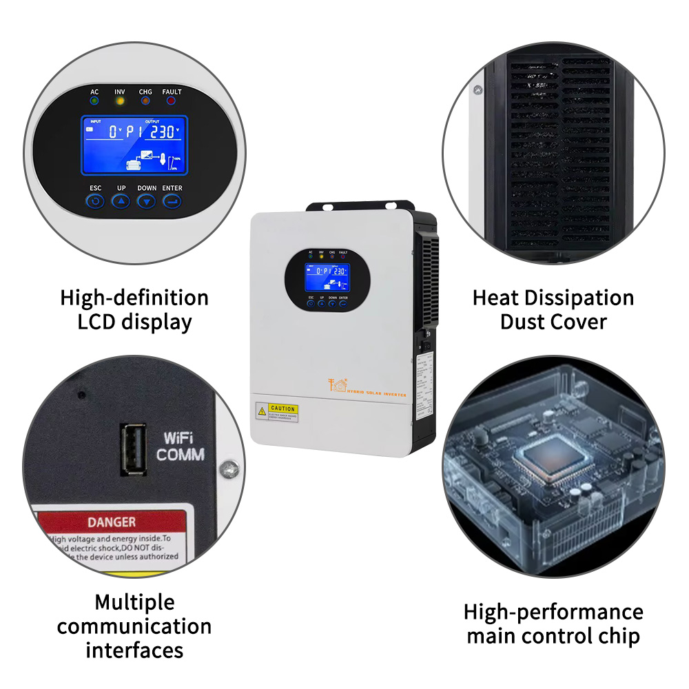 محول طاقة شمسية هجين 2 كيلو وا - مراجعة Mppt Charge Controller وسعره