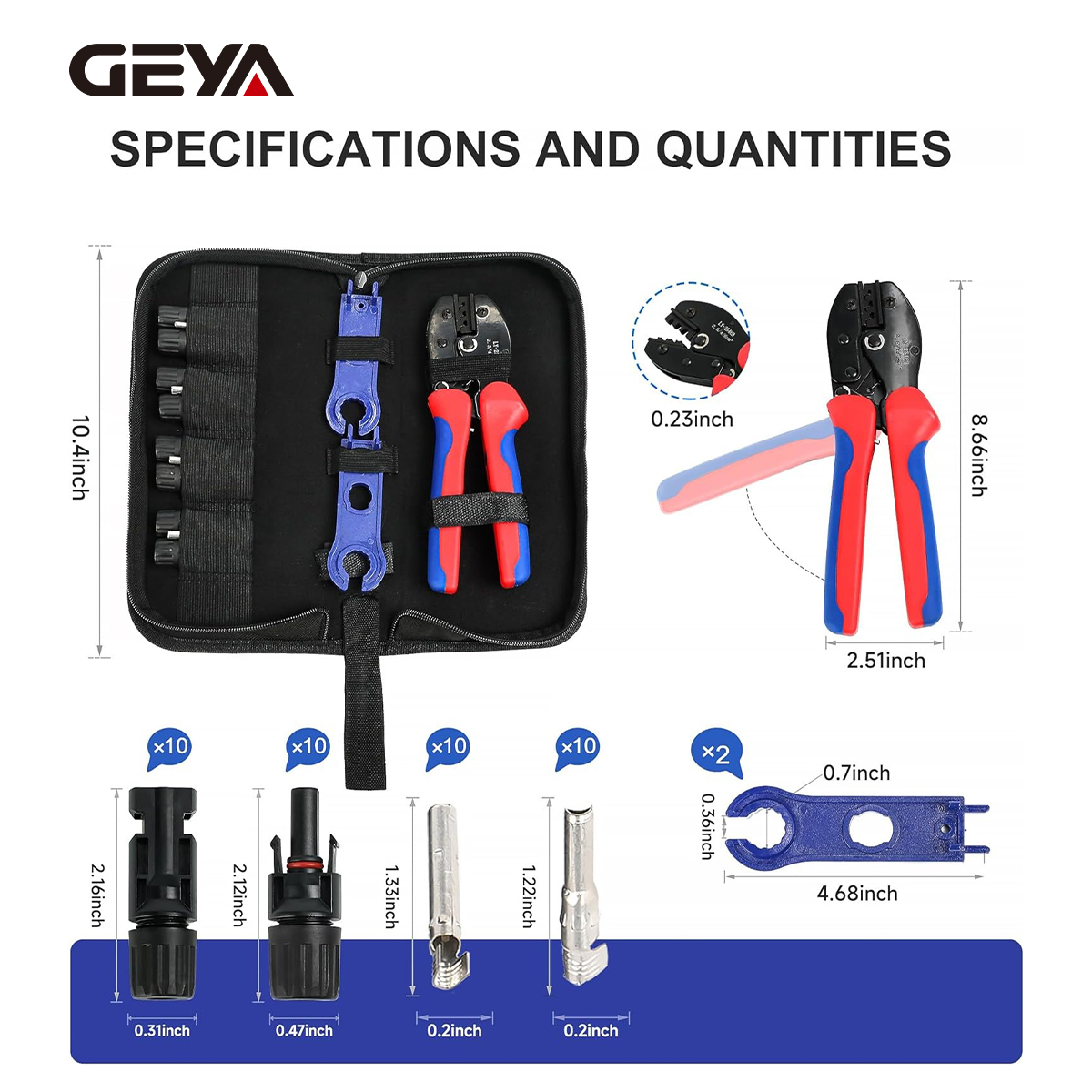 طقم أدوات تثبيت الألواح الشمسي - مراجعة Mc4 Crimping Tool وسعره