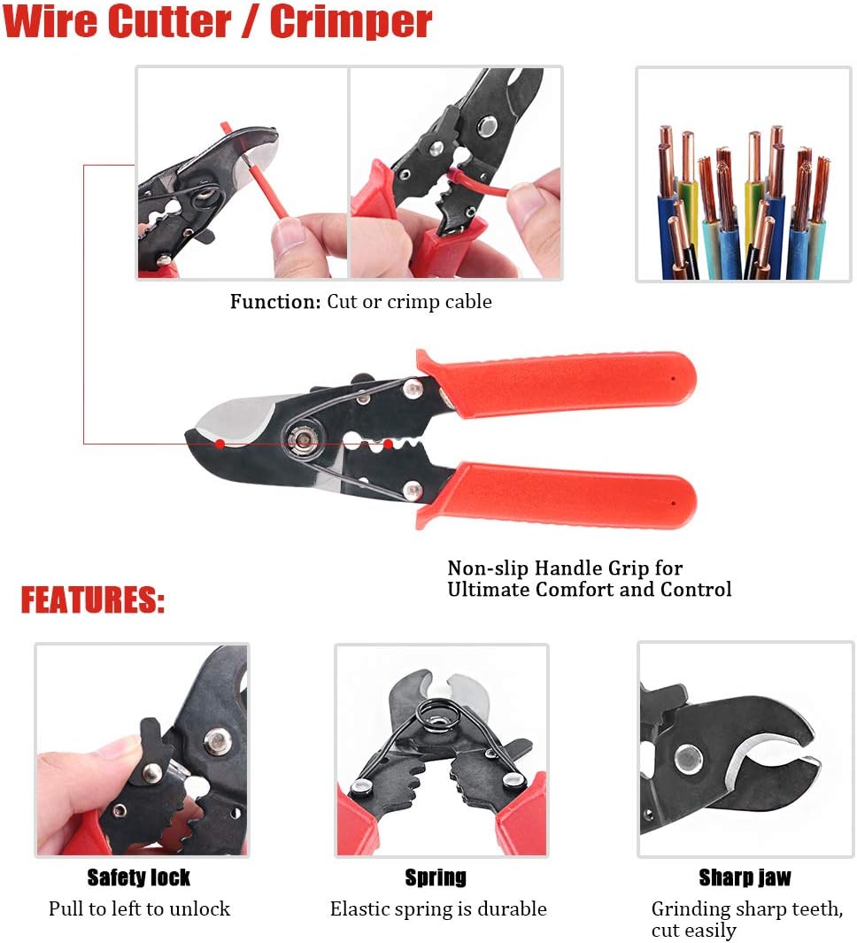 مجموعة أدوات تجعيد الكابلات ال - مراجعة Mc4 Crimping Tool وسعره
