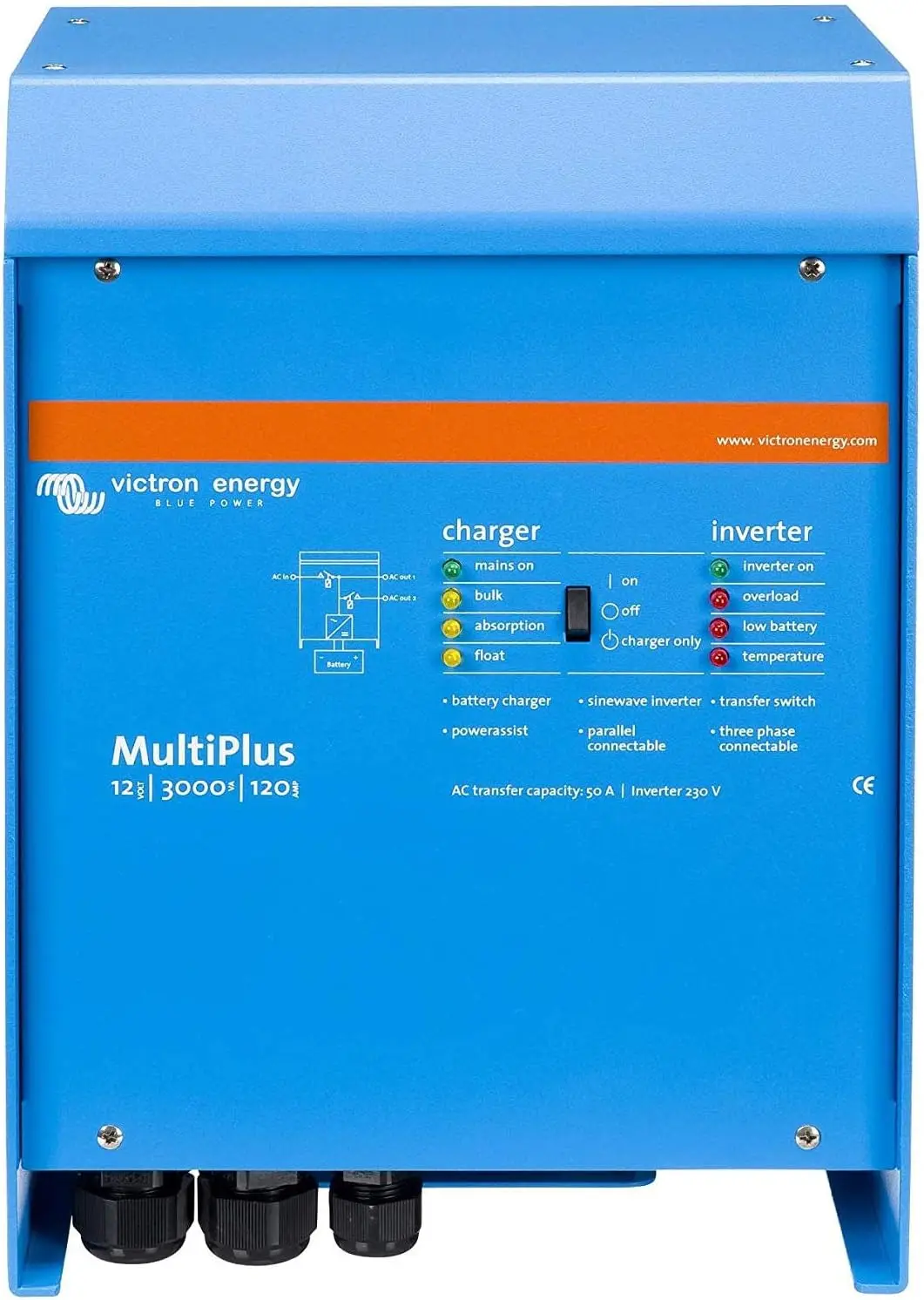 محول طاقة متعدد الوظائف Victro - مراجعة Victron Inverter Multiplus وسعره