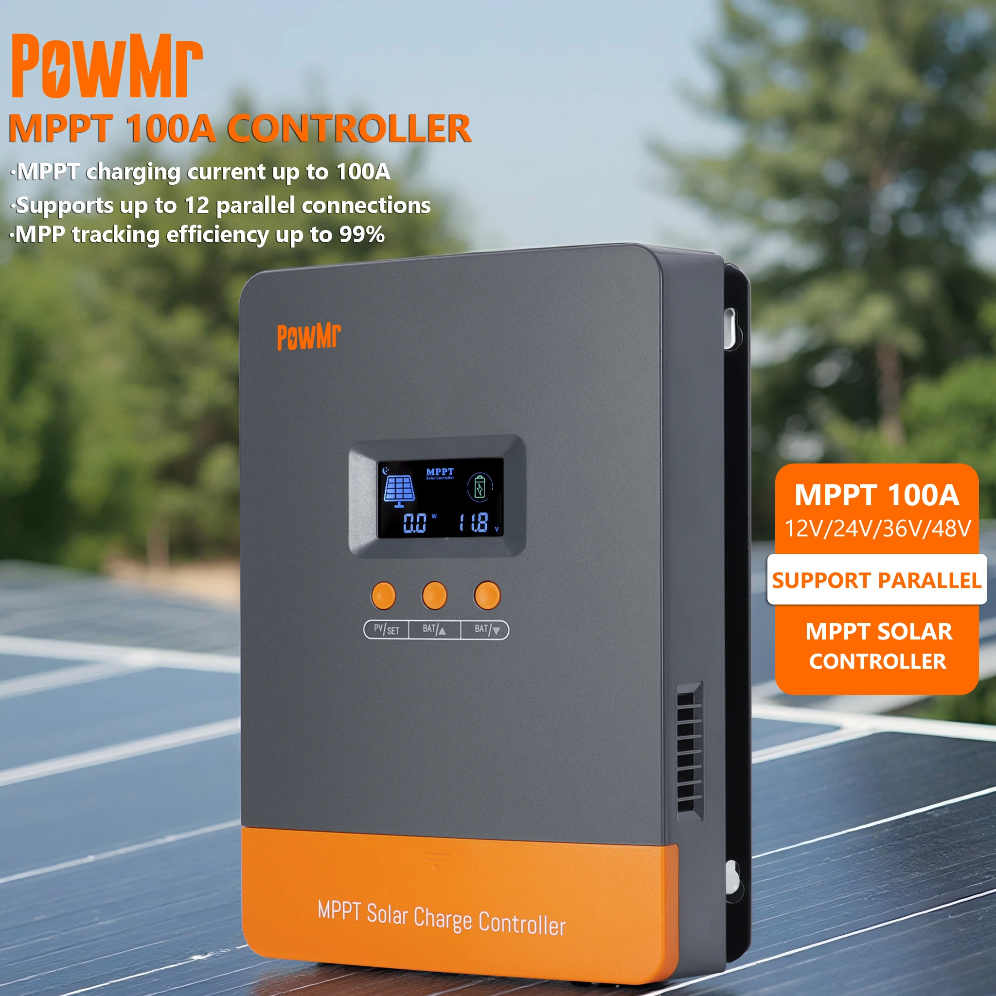وحدة تحكم شحن البطارية PowMr ا - مراجعة Mppt Charge Controller وسعره
