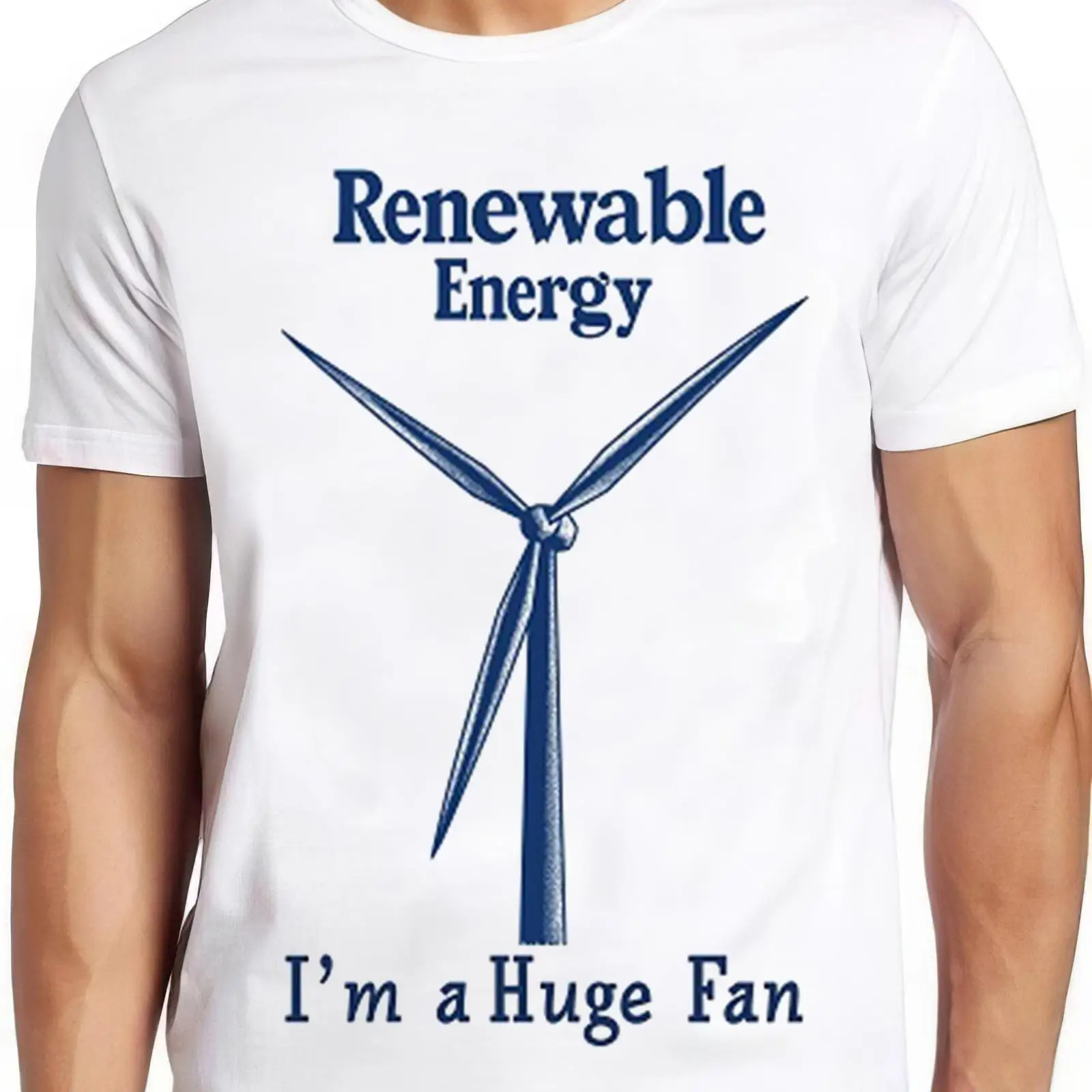 تي شيرت I'm A Huge Fan من Rene - مراجعة Renewable Energy Fan وسعره