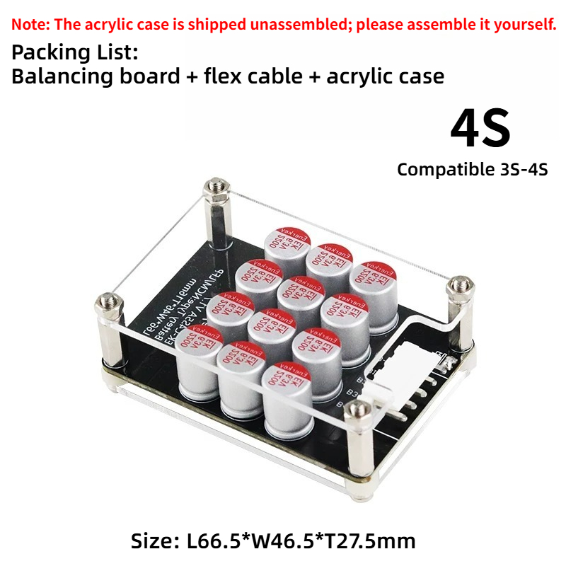 1 قطعة موازن نشط 5A 4S لخلايا  - مراجعة Battery Equalizer Balancer وسعره