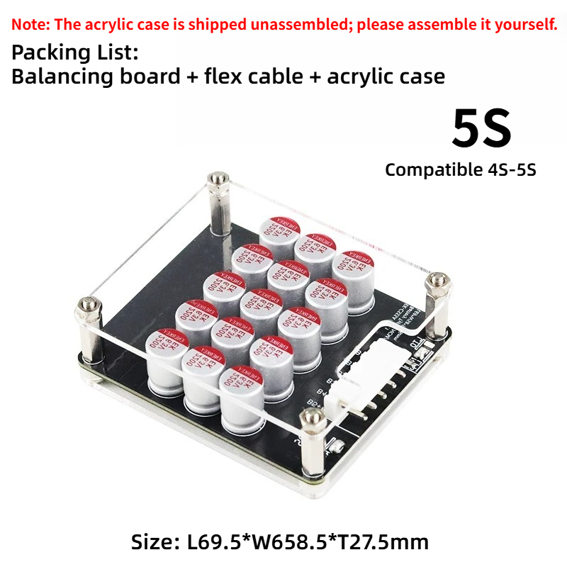 1 قطعة موازن نشط 5A 4S لخلايا  - مراجعة Battery Equalizer Balancer وسعره