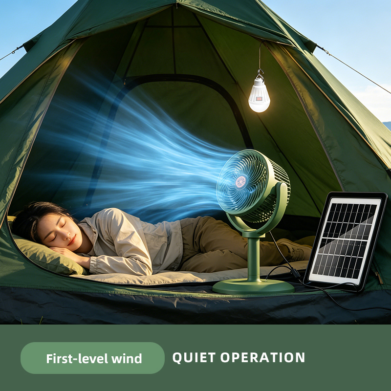 مروحة أرضية تعمل بالطاقة الشمس - مراجعة Renewable Energy Fan وسعره