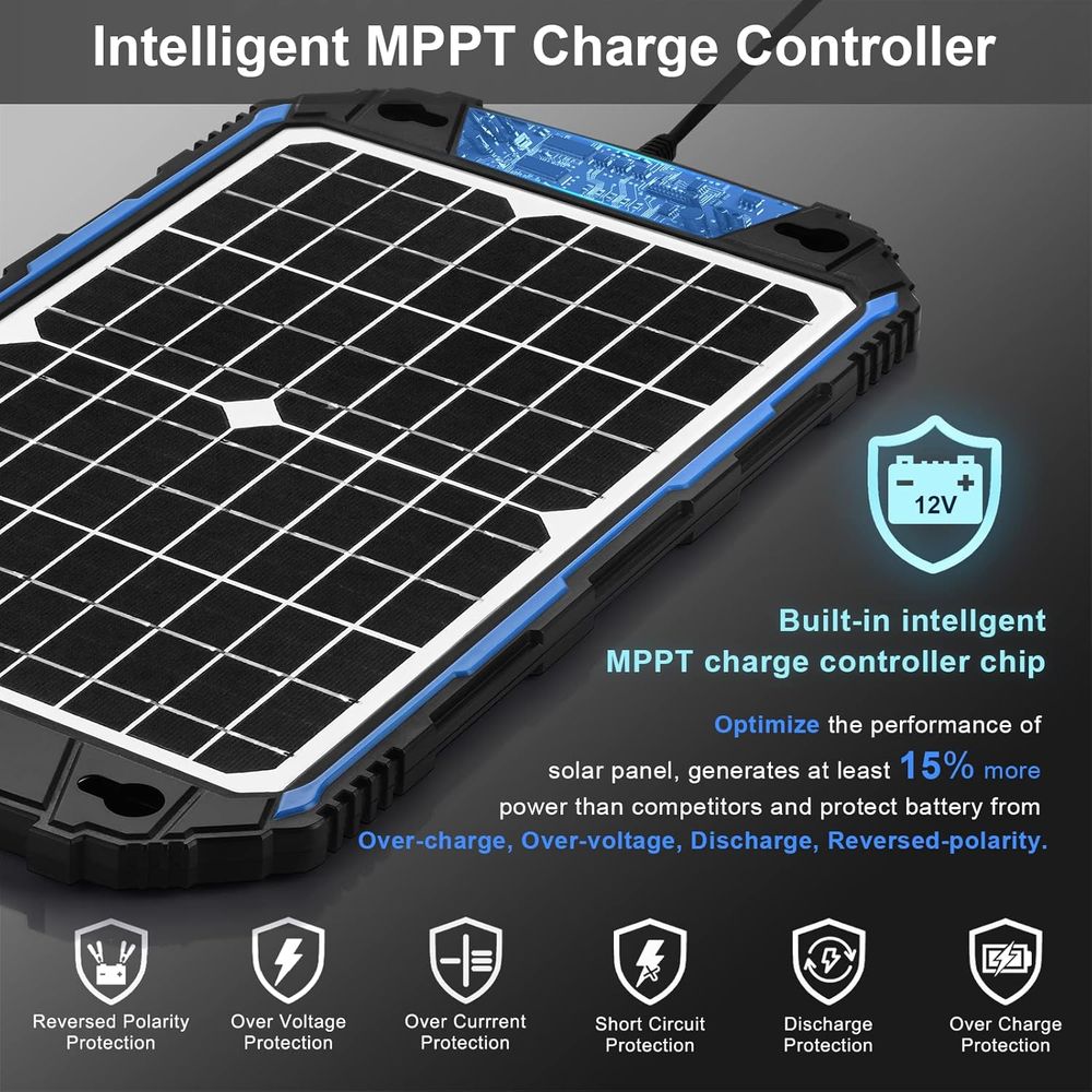 شاحن بطارية شمسية مقاوم للماء  - مراجعة Mppt Charge Controller وسعره