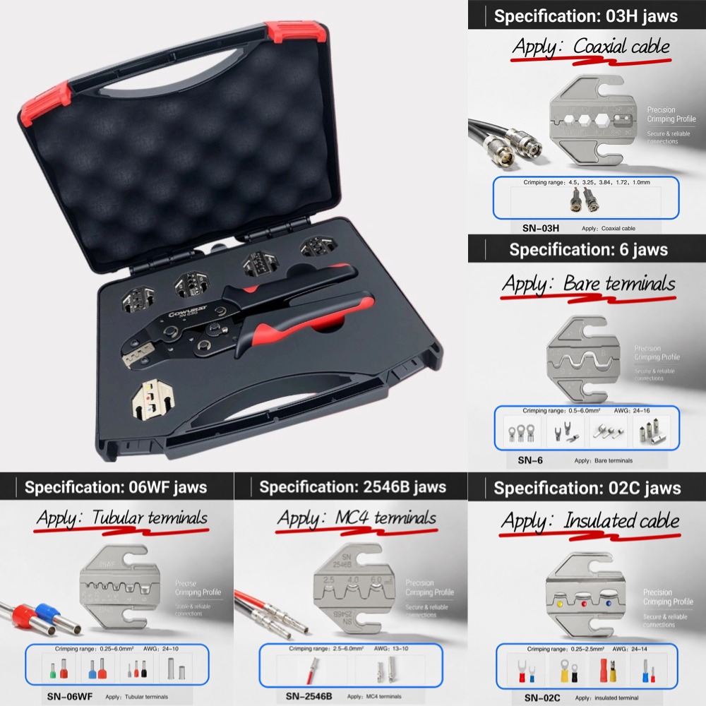 58B أداة تجعيد متعددة الوظائف  - مراجعة Mc4 Crimping Tool وسعره