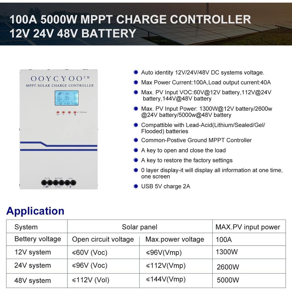 منظم شحن شمسي MPPT بقوة 100 أم - مراجعة Mppt Charge Controller وسعره