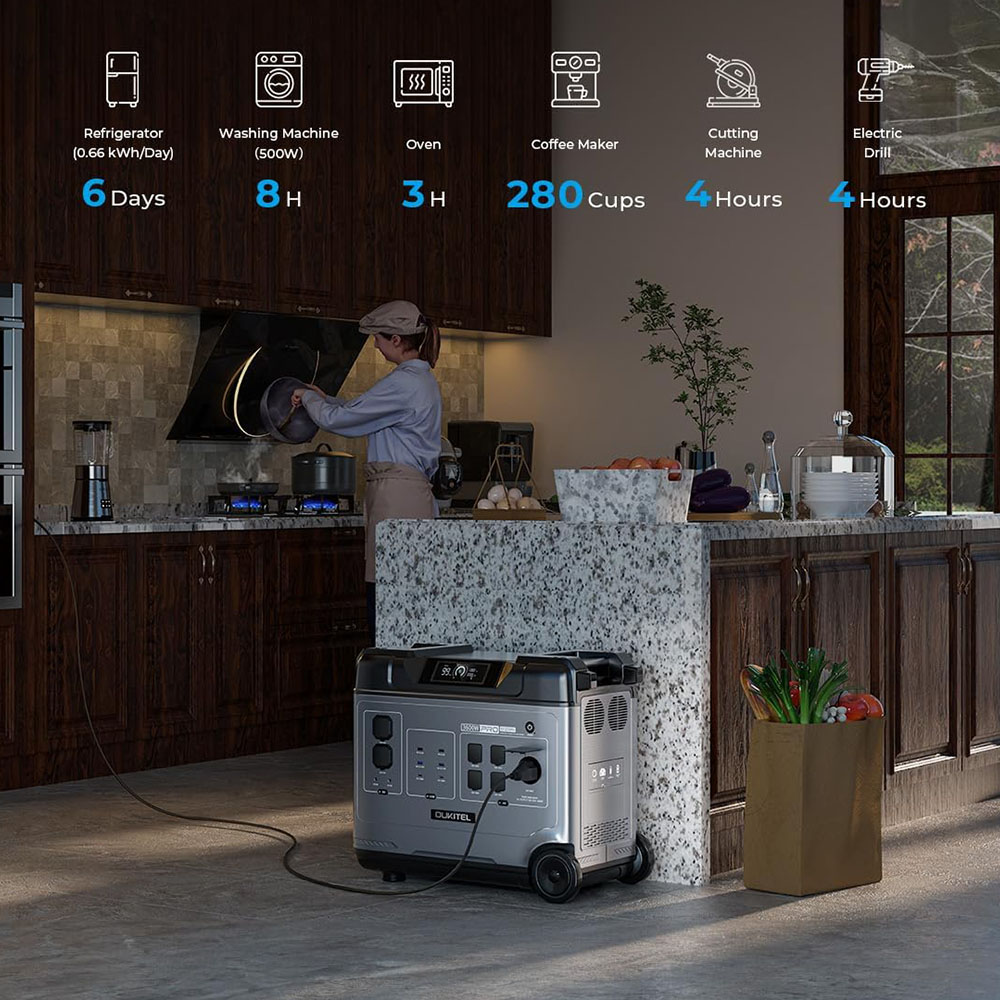 محطة طاقة محمولة OUKITEL P5000 - مراجعة Mppt Charge Controller وسعره